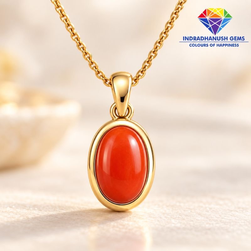 coral pendant